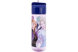 Stor Borraccia Originale Disney Frozen in Ecozen per bambini da 540 ml con tappo svitabile antigoccia e beccuccio ribaltabile