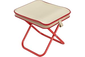 HeySocks Portable Folding Stool Lightweight Mini Pocket Chair Sturdy Outdoor Camping Fishing Seat Compact Travel Chair for Hiking Picnic
