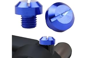 Maodom Trou rétroviseur pour Moto,2 vis Bouchons d'obturation en Aluminium - Trou antirouille universels M10x1.25 Accessoires Moto