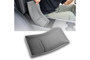 JSUDQR Bandeja de Reposabrazos para Tesla Model Y 2019-2024 TPE Caja de Almacenamiento para Apoyabrazos Para Tesla Accesorio