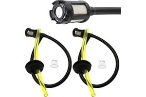 KLLJ Filtro de Gasolina Universal para Desbrozadora, Motosierra y Cortacésped - Set con Tubo de Manguera de Combustible, Kit Fuel Line