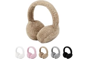 COSIESNEST Winter Fluffy Ear Muffs Plush Soft Women's Earmuffs Windproof Outdoor Ear Warmers Fit Skiing Running Ears Covers Protector for Women Men Kids