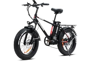 SAMEBIKE Bicicletas eléctricas para Adultos con batería extraíble 48V 13AH Bicicleta de montaña eléctrica 20x4.0 Fat Tire Bicicletas electricas Shimano 7 Speed