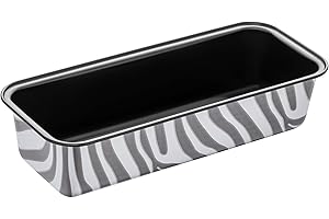 Original Kaiser Go wild! Forma do pieczenia 30 x 11 x 8 cm, forma do ciasta królewskiego z powłoką zapobiegającą przywieraniu, forma do ciasta, chleba, równomierna opalenizna, wzór zebry