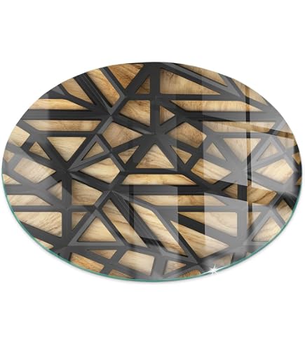 Plaque De Cheminée 80x60 Cm - Protecteur Sol Poêle Résistant Chaleur Avec Motif Mosaïque Élégant - Pare-Étincelles Imprimé