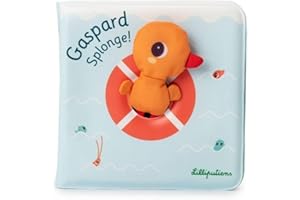 LILLIPUTIENS - Libro da Bagno Magico interattivo - Gaspard l'Anatra e i Suoi Amici Acquatici - Giocattolo educativo e Divertente per Neonati Scoperta e risveglio - 83456