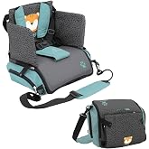 Olmitos - 3 in 1 TIGER Booster Seat for Baby: Seat, Backpack and Shoulder Strap -Universal Adjustable Straps - Quick Assembly