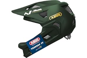 ABUS Casque VTT YouDrop FF - Casque intégral pour Enfants et Adolescents - pour débutant en VTT - avec mentonnière Amovible