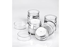 NENULL Dispensador de crema 4 unidades de 30 ml sin aire, dispensador de crema de plástico al vacío, recipiente vacío, dispensador de crema rellenable, dispensador de crema para presionar para crema, loción,