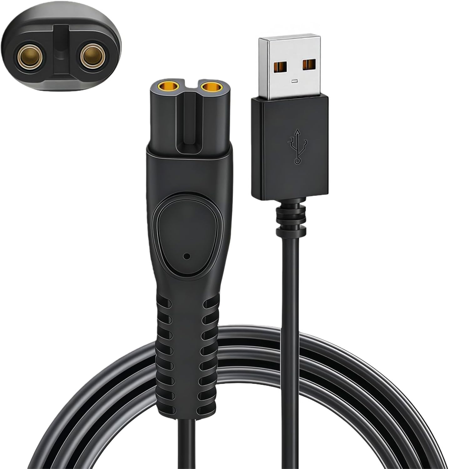 Deummiu 5V Cable for Philips One Blade Charger Compatible with QP2724 QP2834 QP1924 QP4631 QP6542 QP4530, MG7910 MG5910 MG9510 MG9525, X3001 S3341 X3052 and More