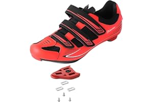 ROKNEMO Unisex Cycling Shoes Size 14 Peloton Compatible - Mens Spin Shoes with Look Delta Cleats - Indoor Road Bikes SPD Clips