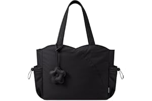 LOVEVOOK Shopper Tasche Damen, Leicht Puffer Taschen Tote Bag Handtaschen Arbeitstasche, Groß Laptoptasche Süß Tragetasche Schultertasche Lehrertasche für Arbeit Uni Schule Reise