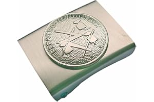 GravurManufakturBerlin Koppelschloss für Elektriker und Elektro-Handwerk und Zunftzeichen - Koppelschloß und Emblem - Meister, Meisterschüler, Geselle, Lehrling