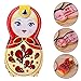 Produktbild molog russischen Puppe Maniküre Tool Kit Nail Care Cutter Cute Nail Clipper 6 in 1 Set