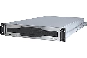 HCX Nexus Series NX265 Chassis per Server 2U, Montaggio su Rack 19", Grande Lunghezza di 650mm, 9 Alloggiamenti per 3.5" HDD, Fino a EEB/E-ATX M/B e ATX PSU