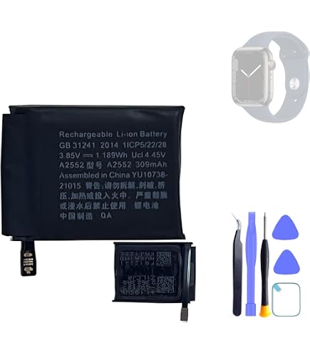 SwarKing Batteria di ricambio A1578 compatibile con iWatch Series 1 38