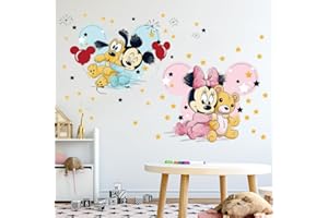 KIBI STORE Kibi Adesivi Muro Cameretta Bambini Adesivi Muro personalizzabili Adesivo Da Parete Camera Da Letto Bambini Stickers Muro Bambini Adesivi Muro