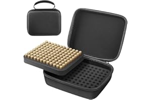 DONGKER Custodia per Munizioni, 216 Colpi Porta per Cartucce, 9mm Scatola per Proiettili per Addestramento Poligoni di Tiro e Caccia