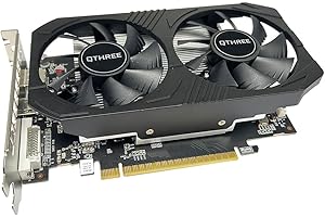 QTHREE Tarjeta gráfica GeForce GTX 1050 Ti, 4G 128 bits, GDDR5, DisplayPort, HDMI, DVI-D, Tarjeta de Video de Escritorio para PC, PCI Express X16