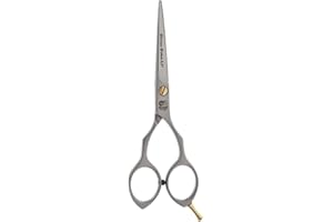 Cerena Tijeras de peluquería Cobra 5.5 (14 cm) | Tijeras de peluquería para un corte de pelo perfecto, de acero inoxidable y con microdentado unilateral, fabricadas en Solingen, Germny