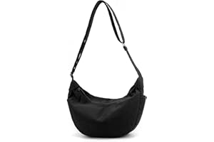 Kommodum Borsa Mezzaluna Tracolla Donna Grande, Borsa a spalla Stile casual con Tracolla regolabile, Messenger Crossbody Moon Bag km31
