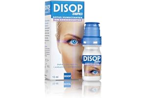 Disop - Gotas Oculares Sin Conservantes, Lágrimas Artificiales con Ácido Hialurónico, Hidratación para Ojos Secos, Envase OSD Protegido, Multidosis, 10 ml
