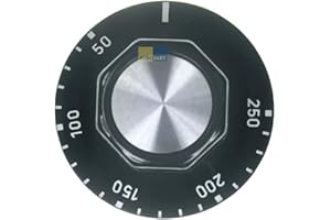JOYETECH Knebel Drehknopf 50mm schwarz 50-250° universell Backofen Ofen EGO 00.00524.820