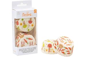 Decora 0339839 Paquet 36 CAISSETTES Lapin DE PÂQUES 50 X 32 MM