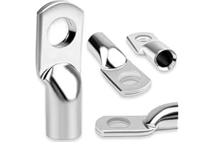 DAWENUR 4x Rohrkabelschuhe 70mm²M12 Ohne Sichtloch Kabelschuhe Verdicktes Kupfer Unisolierte Kabelschuh für Boot Jacht Auto LKW Solaranlage