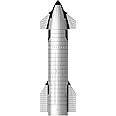 1:144 Starship Rocket Model - Dragon Spaceship Heavy Falcon Rocket Static Model Toy for SpaceX, Aircraft Aerospace Desktop Creative Ornament, product incorporates metal components Model (Starship)