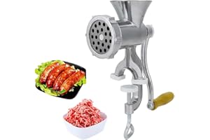 nobrands Tritacarne - Tritacarne Manuale in Lega di Alluminio per Uso Domestico Tritacarne per peperoni Rettificatrice per Utensili da Cucina