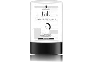 Schwarzkopf Taft Extreme Invisible Styling Gel 300ml, Gel per capelli con tenuta invisibile, con formula vegana, delicato su capelli e cuoio capelluto