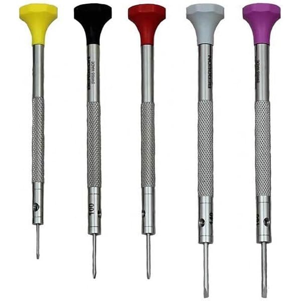 KD89 Horotec MSA01.020-C - Assortiment de 10 Tournevis d'horloger Swiss