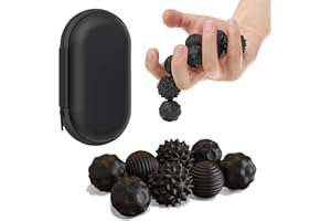 GOLCUGYJH Juguetes antiestrés (negro/pequeño-8 piezas)