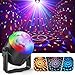 Lampe de Scène, Gvoo Lumière Fête 5W Ampoules LED 7 RGB à Commande Sonore Mini Projecteur Boule Cristal Eclairage à Télécommande pour Cadeau Scène Fête Soirée DJ Disco Bars Clubs Karaoké