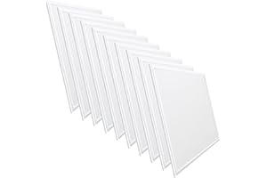 B·LED BARCELONA LED Lot de 10 panneaux LED Slim 60 x 60 cm, 44 W, UGR19, 4000 lumens. Driver inclus. | Dalles LED pour espaces commerciaux, magasins et bureaux (Blanc neutre (4000K))