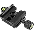 Haoge Quick Release QR Clamp Adapter Convertor for Manfrotto RC2 System to Arca-Swiss Compatible
