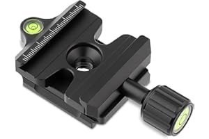 Haoge Quick Release QR Clamp Adapter Convertor for Manfrotto RC2 System to Arca-Swiss Compatible