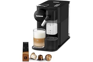 Nespresso De'Longhi Nespresso Lattissima One Ekspres Do Kawy, Czarny, EN510.B