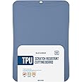 Blue Ginkgo TPU Cutting Mat [Medium] – Korean-Made Flexible, Knife-Friendly, Durable Kitchen Cutting Board (Blue)