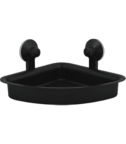 Étagère De Douche D'angle Sans Perçage - ABS Avec Ventouse Triangulaire Réglable 28x5cm - Pour Salle De Bain, Cuisine, Lavabo
