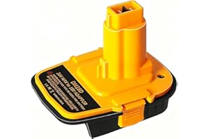 AWOKEE Battery Adapter DM18D with USB,Compatible with Dewalt 18V Tools.Convert for DeWalt 20V & for Milwaukee M18 Lithium Battery to NiCad & NiMh Battery Tools