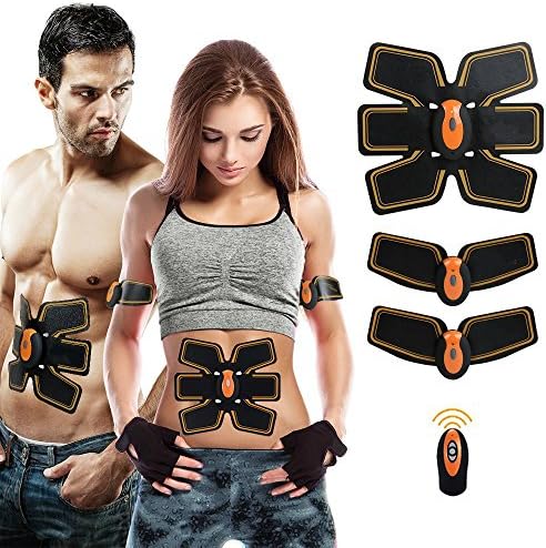 Yukefeng Muscle Toner Fitness System Body Massager / Unisex Muscle Stimulation Body Toning System ABS Training Fitness Body Fit For Arm / Abdomen