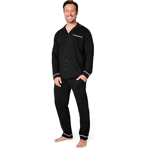 Pyjama Confortable Longue Durée Pyjama Homme Hiver ARTIGIANI | 100% Coton Et Flanelle | Fabriqué En Italie | Confection Artisanale Vêtement Nuit Italien
