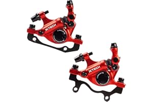 SHENZHENSHISHILILANTIANKEJIYOUXIANGONGSI CNC Hydraulic Disc Brakes Set，Mountain bike Hydraulic Disc Brake Set Front and Rear Line Pulling Hydraulic Disc Brake Caliper set.