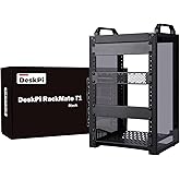 GeeekPi 8U Server Cabinet, 10 Inch Server Rack for Network, Servers, Audio, and Video Equipment, DeskPi RackMate T1 Rackmount