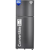 Samsung 396 L, 2 Star, Convertible 5-in-1, Digital Inverter, Frost Free Double Door Refrigerator (RT41HG6C42B1HL, Black Caviar Matt, 2026 Model)