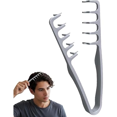 Locken-Definierbürste – Einteilig, Ergonomisch, Zieht Nicht, Für Lockiges & Welliges Haar