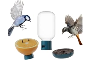Bird Buddy 3-in-1 Nutrition Set - Outdoor Bird Accessories with Water Fountain, Fruit Spike & Jelly Tray Feeder - Durable, Easy Attachment for Bird House