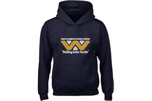 Crown Designs Weyland Yutani Vintage Sci Fi Movie Film Inspired Premium Quality Unisex Hoodies for Men, Women and Teens